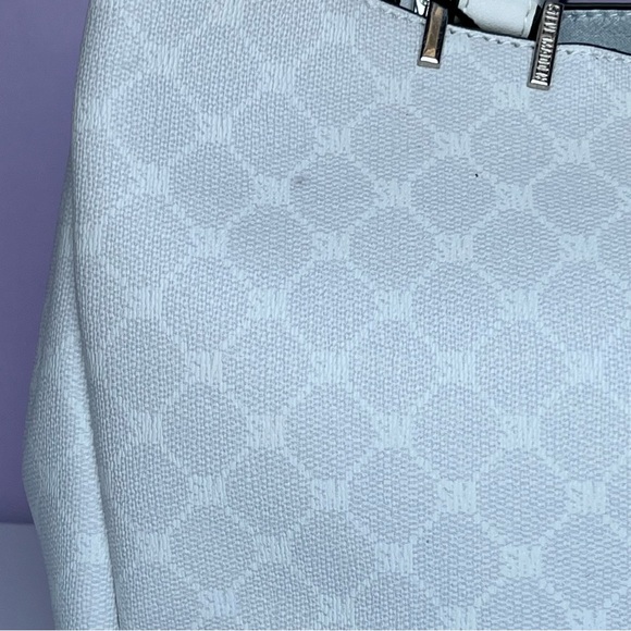 Steve Madden Bparker White Logo Handbag Purse, pouch, ID holder NWT - Picture 12 of 12